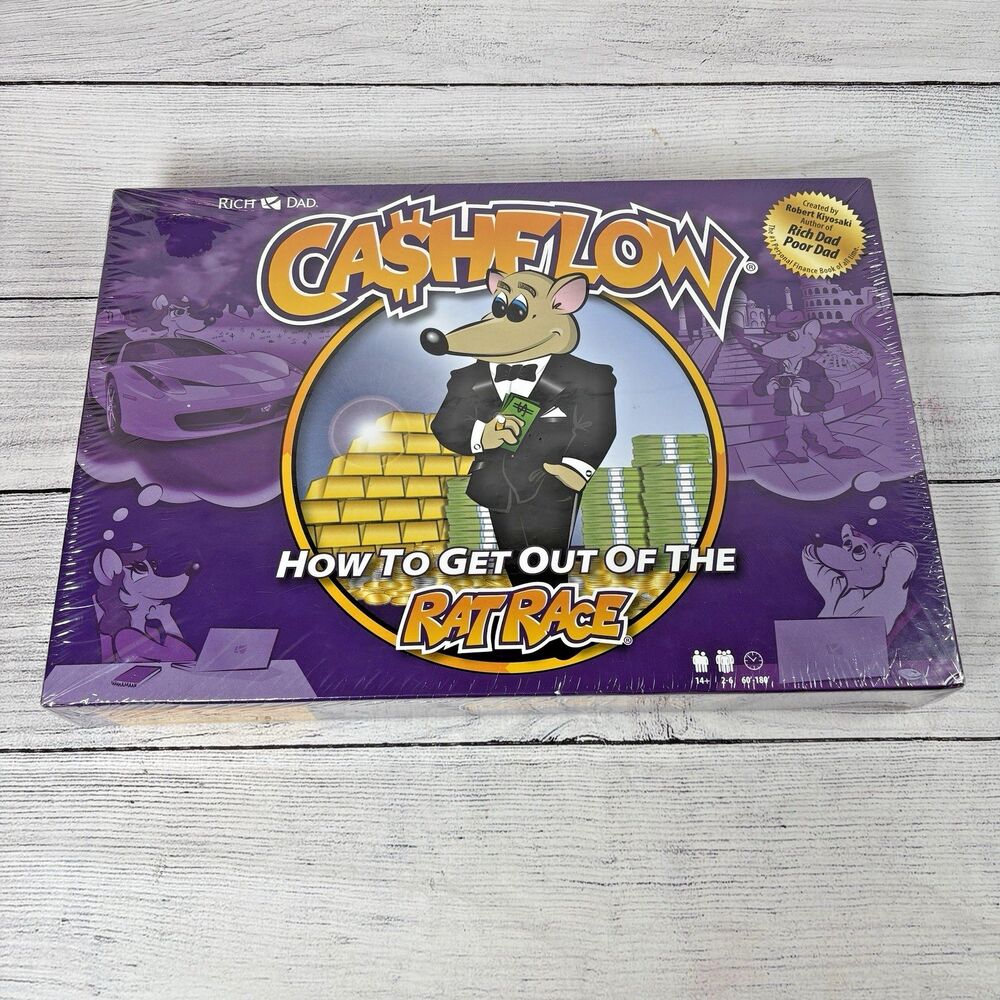 Rich Dad CASHFLOW Strategic Investing & Educational Game Rat Race Game 2020 NEW